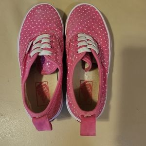 Little Girls Van's, size 12.5
